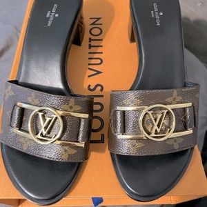 Louis Vuitton monogram sandals